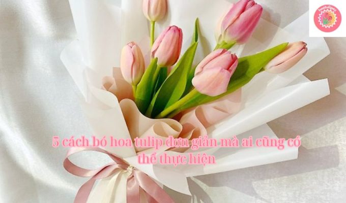 5 cách bó hoa tulip đơn giản mà ai cũng có thể thực hiện